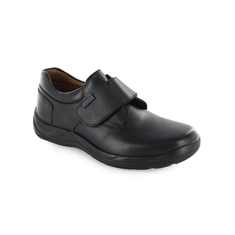 Zapato Colegial Audaz Negro-piel para Niño