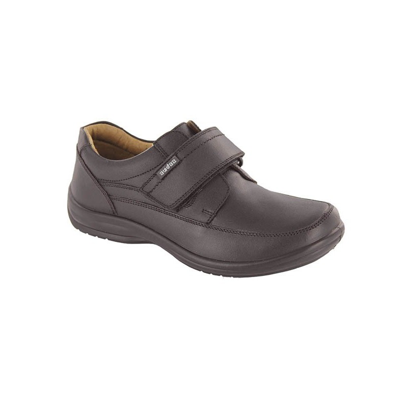 Zapato Colegial Audaz Cafe Piel para Niño