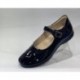 Zapato Escolar Dogi Negro Charol para Niña